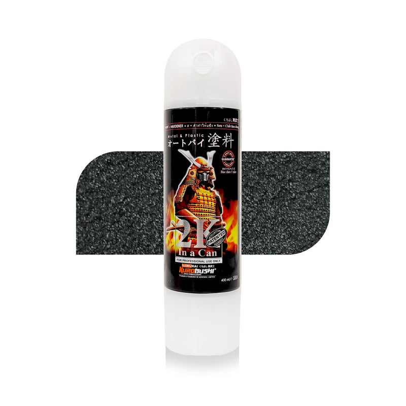 Black PU undercarriage epoxy can with spray nozzle, 2K08