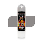 Best bike spray for bike painting and touch-ups, shown in a white aerosol can with a samurai-themed label and professional finish.