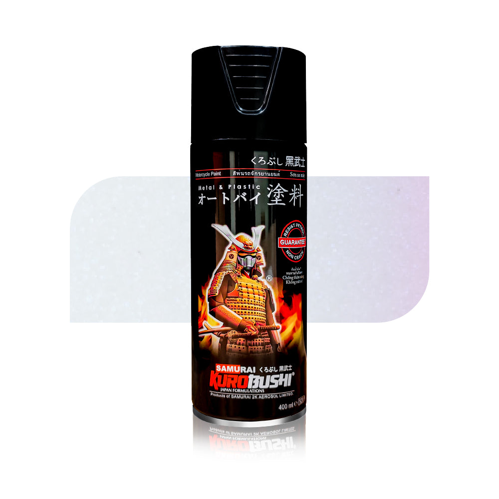 Spray N Shine Bluish Pearl White H231 spray paint, a vibrant automotive colour shade for cars, bikes and two-wheelers, ideal for touch-up and full.