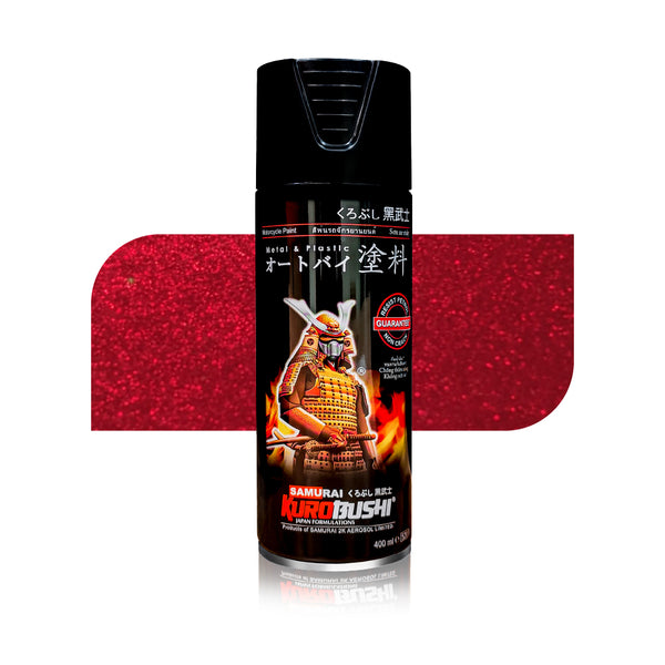 Brilliant Red Y138 aerosol spray colour by Spray N Shine, a durable automotive grade automotive colour finish for scooters, cars and motorcycles.
