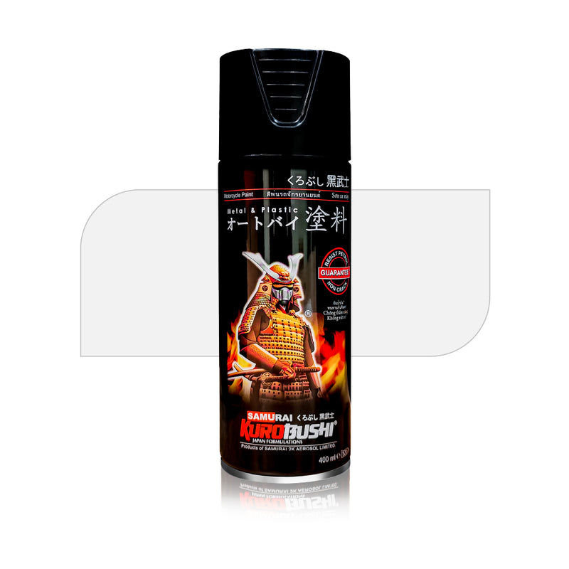 F2 Flat White aerosol spray colour by Spray N Shine, a durable automotive grade automotive colour finish for scooters, cars and motorcycles alike.