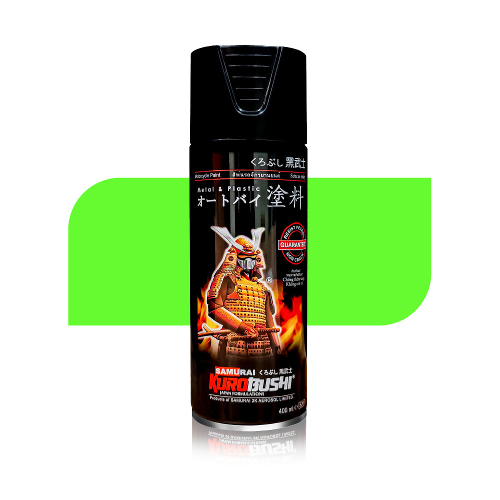 Buy Fluorescent Green 54 spray paint from Spray N Shine, a long lasting fluorescent colour designed for vehicle body touch-up, repainting and.