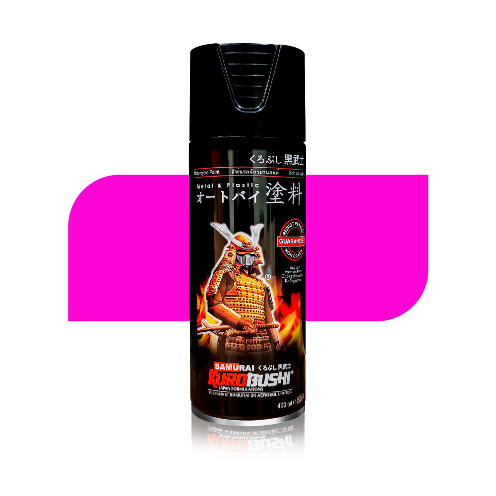 Spray N Shine offers Fluorescent Pink 53, a rich fluorescent colour spray paint for bikes and cars, perfect for professional and DIY body refinishing.
