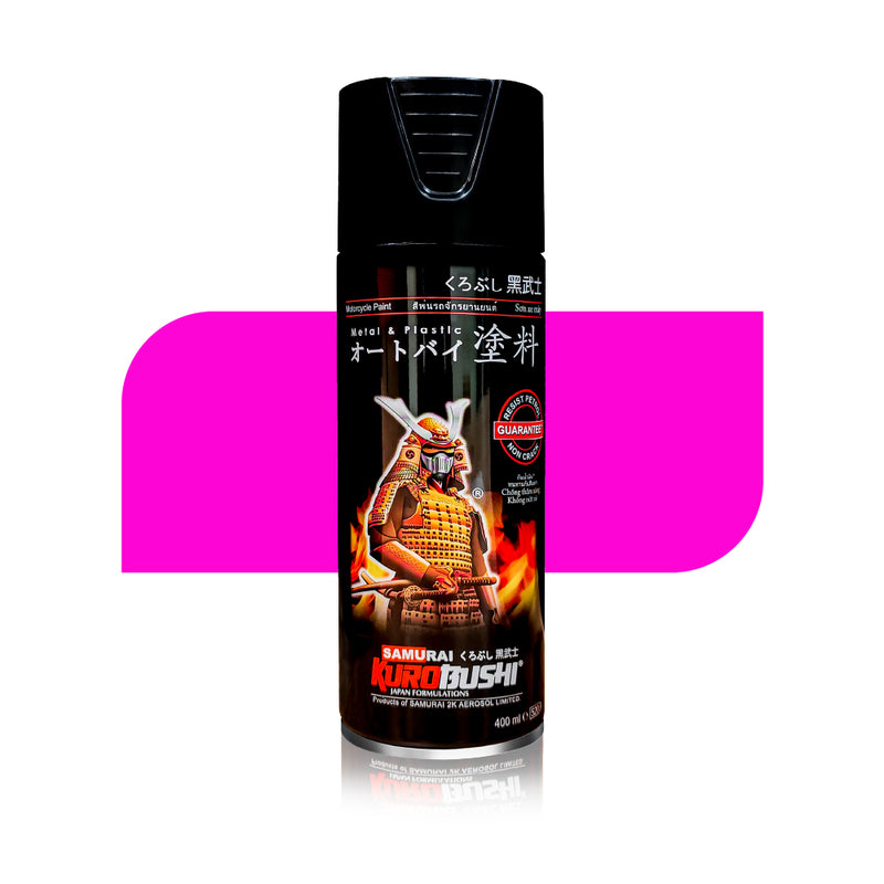 Spray N Shine offers Fluorescent Pink 53, a rich fluorescent colour spray paint for bikes and cars, perfect for professional and DIY body refinishing.