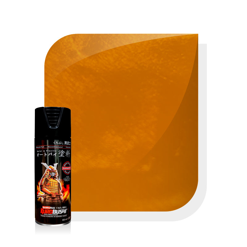 Spray N Shine H618 Candy Orange spray paint, a vibrant candy colour shade for cars, bikes and two-wheelers, ideal for touch-up and full body.
