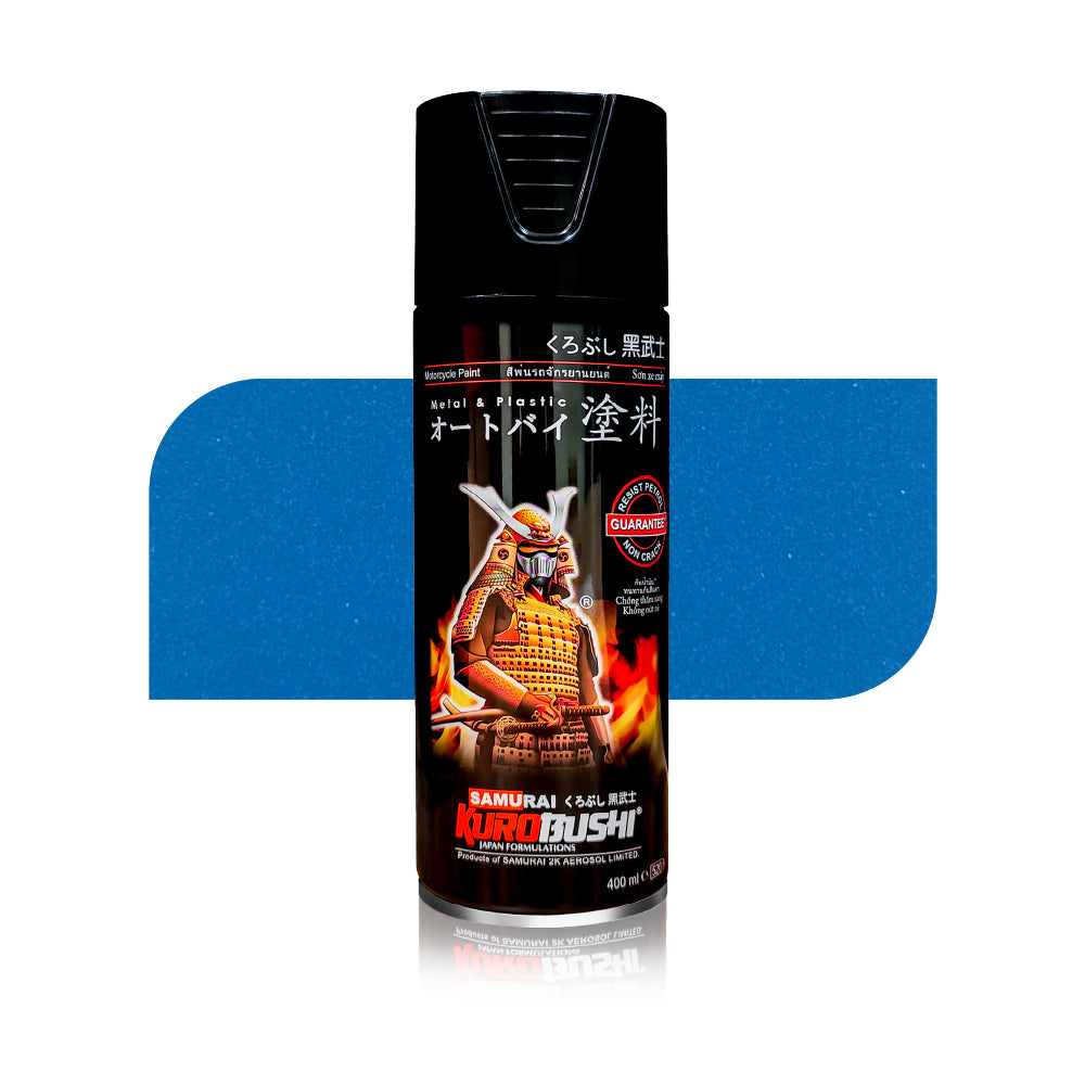Spray N Shine Lightning Blue K939 spray paint, a vibrant pearl colour shade for cars, bikes and two-wheelers, ideal for touch-up and full body.