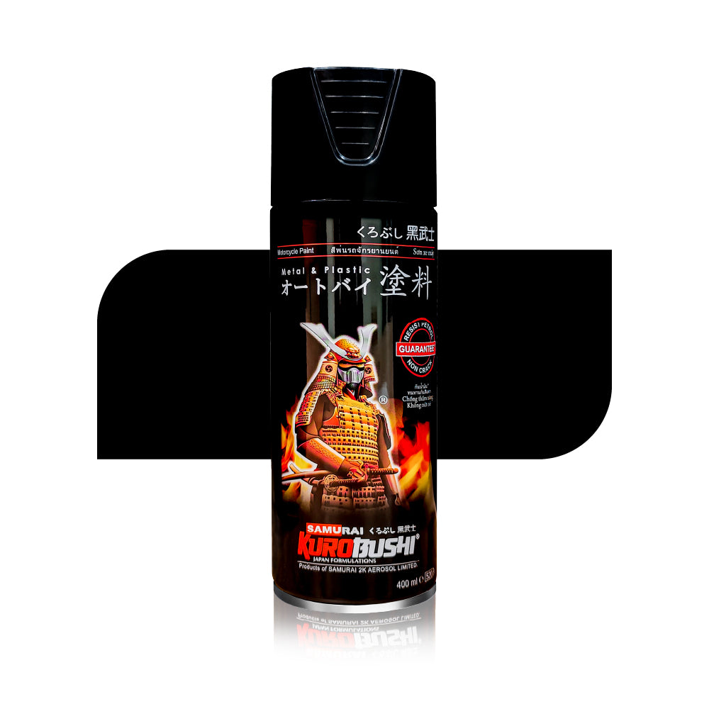 Spray N Shine Y1222 Black Mio spray paint, a vibrant metallic colour shade for cars, bikes and two-wheelers, ideal for touch-up and full body.