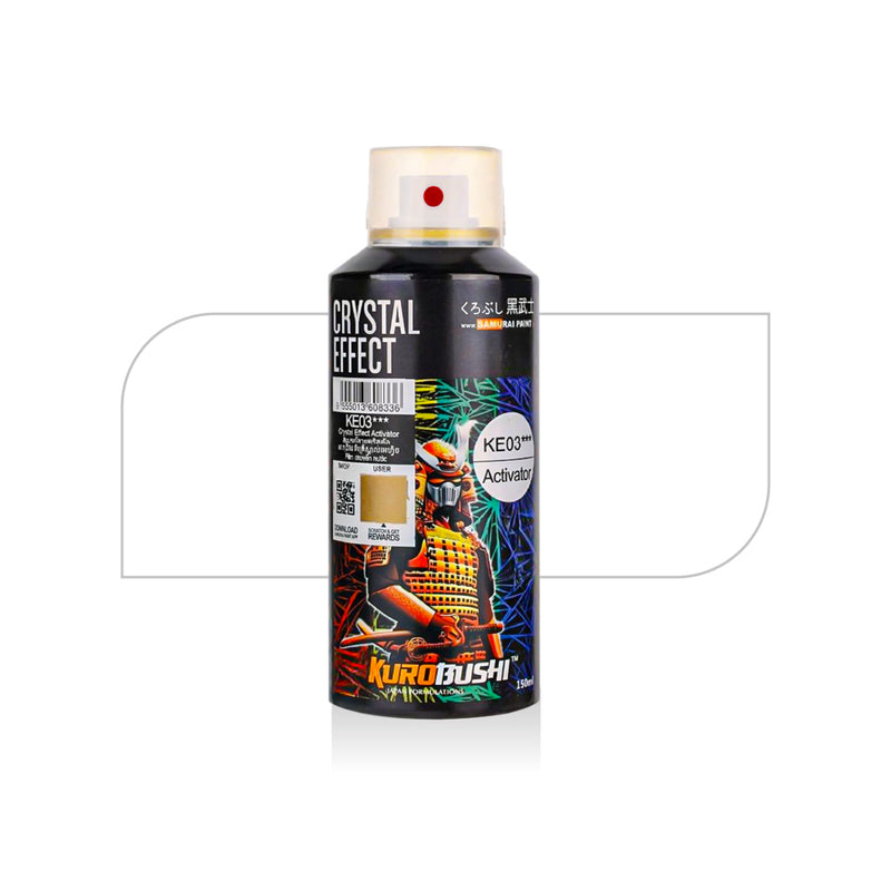 Spray N Shine Crystal Effect Activator 150ML KE03 spray paint, a premium paint activator for smooth, long-lasting finish on car, bike and two-wheeler.