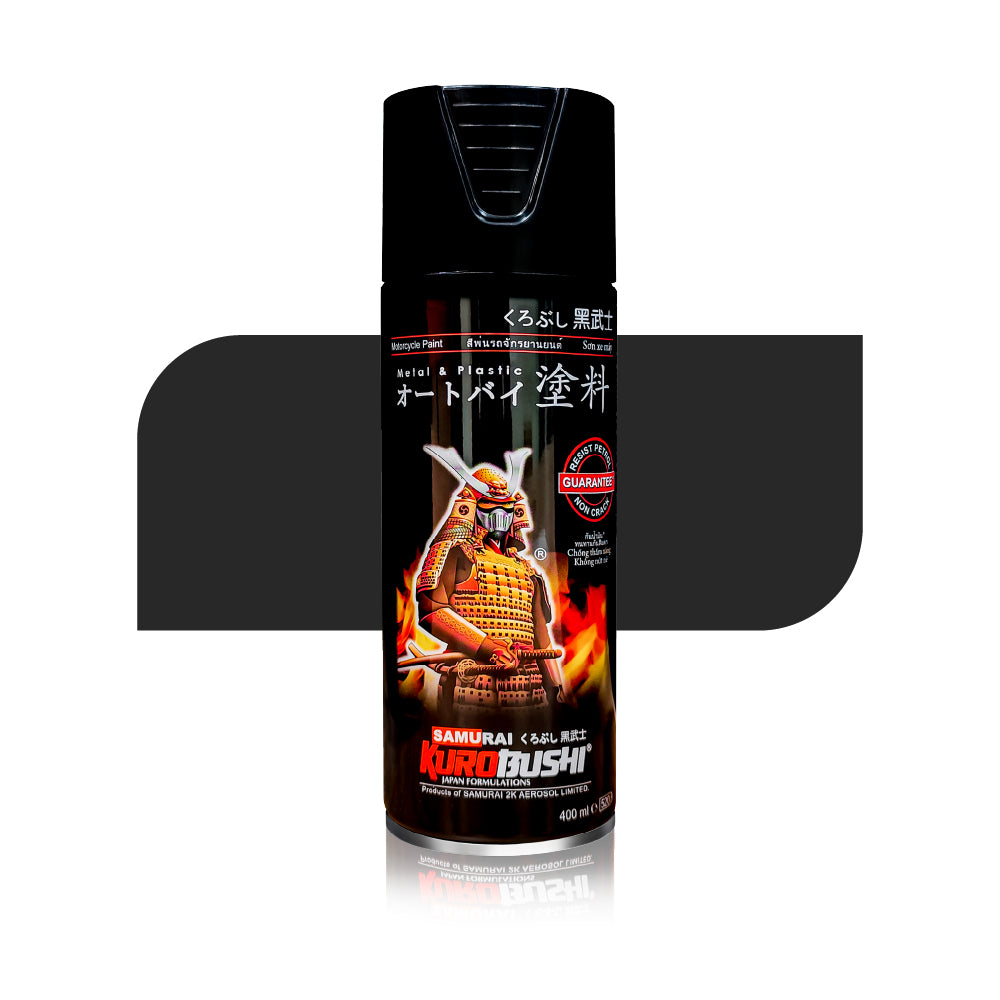 Spray N Shine Flat Black 29 109A spray paint, a vibrant automotive colour shade for cars, bikes and two-wheelers, ideal for touch-up and full body.