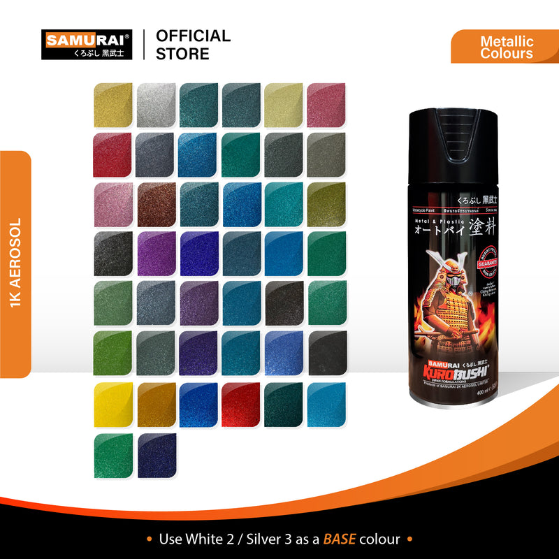 Metallic red aerosol spray paint can with black cap, angled view