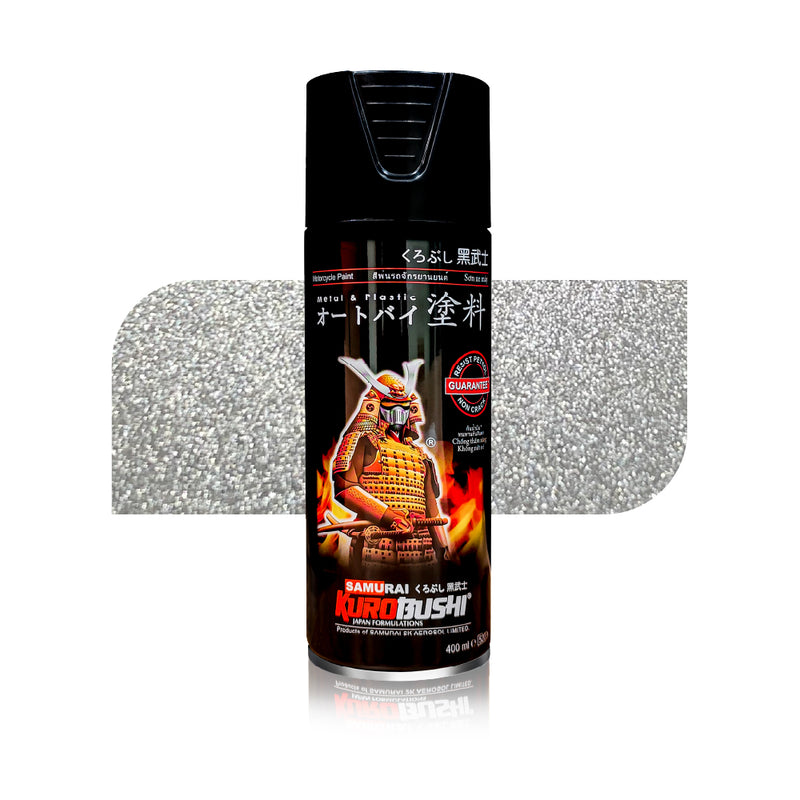 Sparkling Silver 1701 39 aerosol spray colour by Spray N Shine, a durable automotive grade automotive colour finish for scooters, cars and.