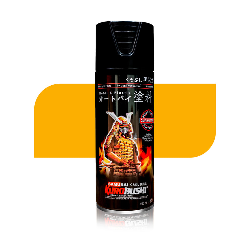 Spray N Shine Chrome Yellow 36 108 spray paint, a vibrant automotive colour shade for cars, bikes and two-wheelers, ideal for touch-up and full body.