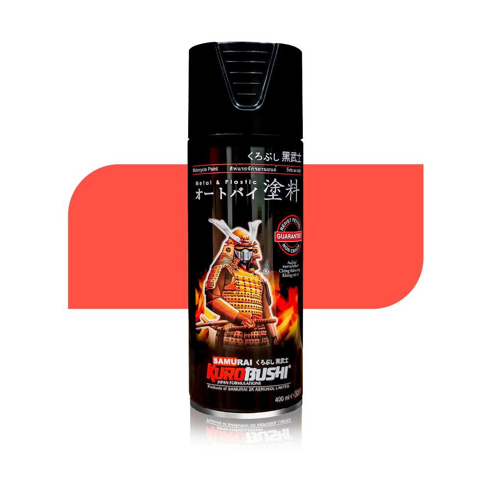 Light Scarlet 14 115 aerosol spray colour by Spray N Shine, a durable automotive grade automotive colour finish for scooters, cars and motorcycles.