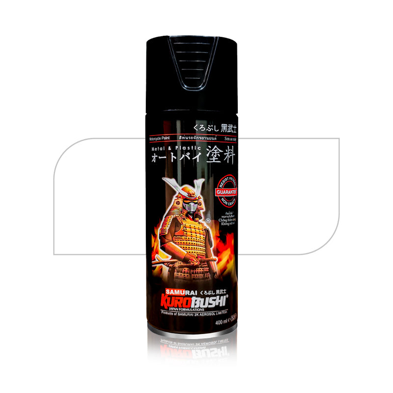 Black water film activator spray can with front label, 400 ml